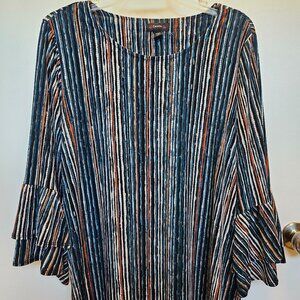 Size 1X Cocomo Muliticolor Top